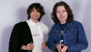 Jimmy Page and Rory Gallagher, Pistoia, Italy, 1984