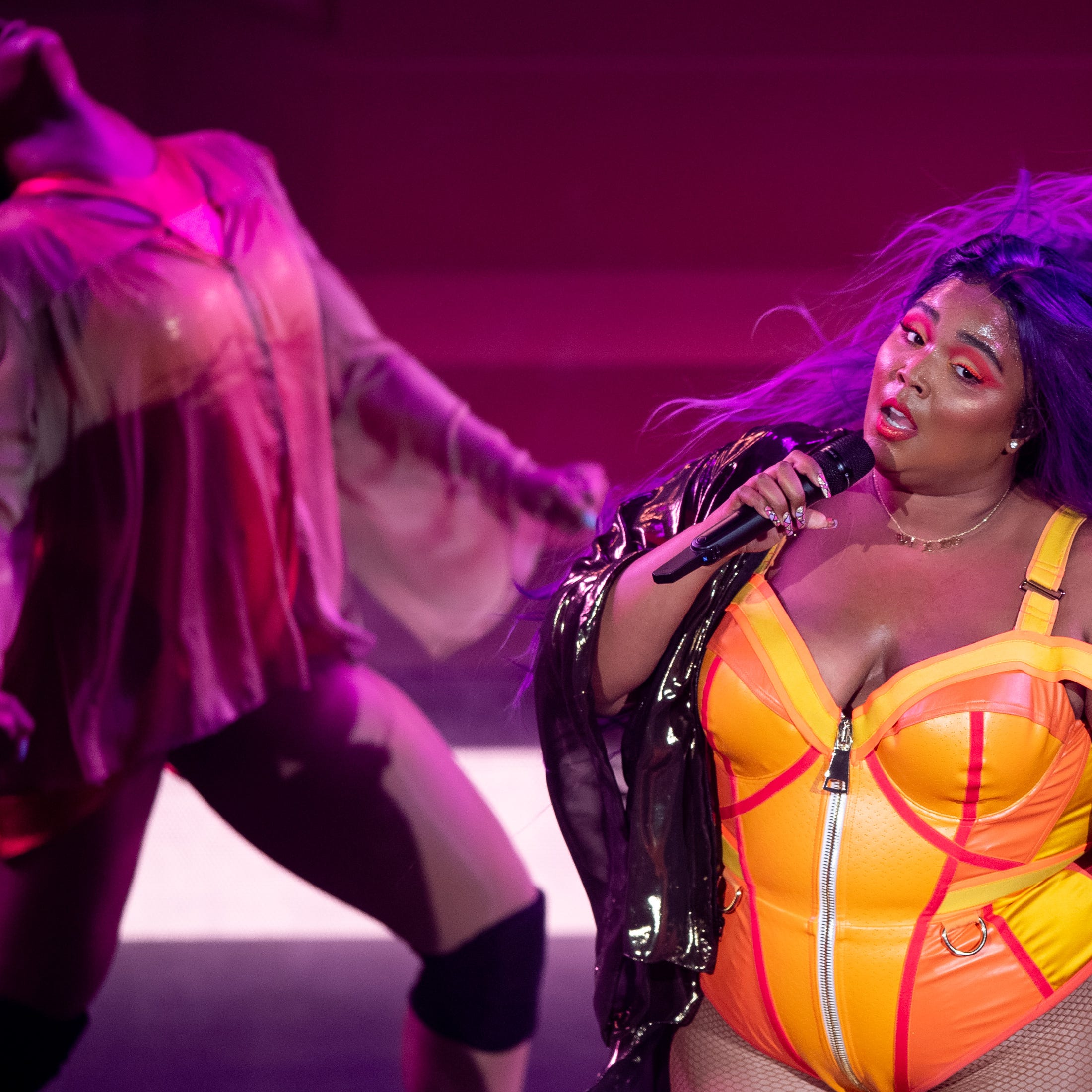 Lizzo performs at the Ryman Auditorium in Nashville, Tenn., Monday, Sept. 30, 2019.