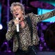 Rod Stewart performs at Bridgestone Arena in Nashville, Tenn., Wednesday, Aug. 1, 2018.