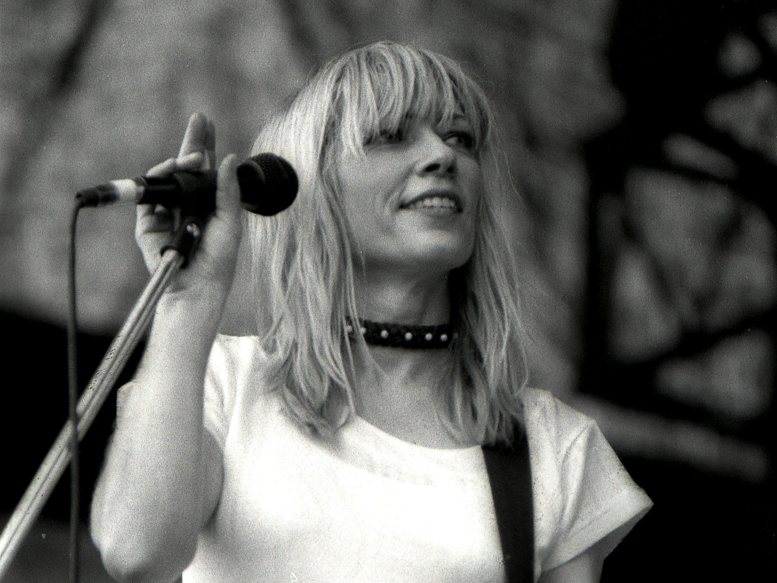 Kim Gordon of Sonic Youth writes and rocks. Kim Gordon in a photo from the book "Girl In a Band" by Kim Gordon.