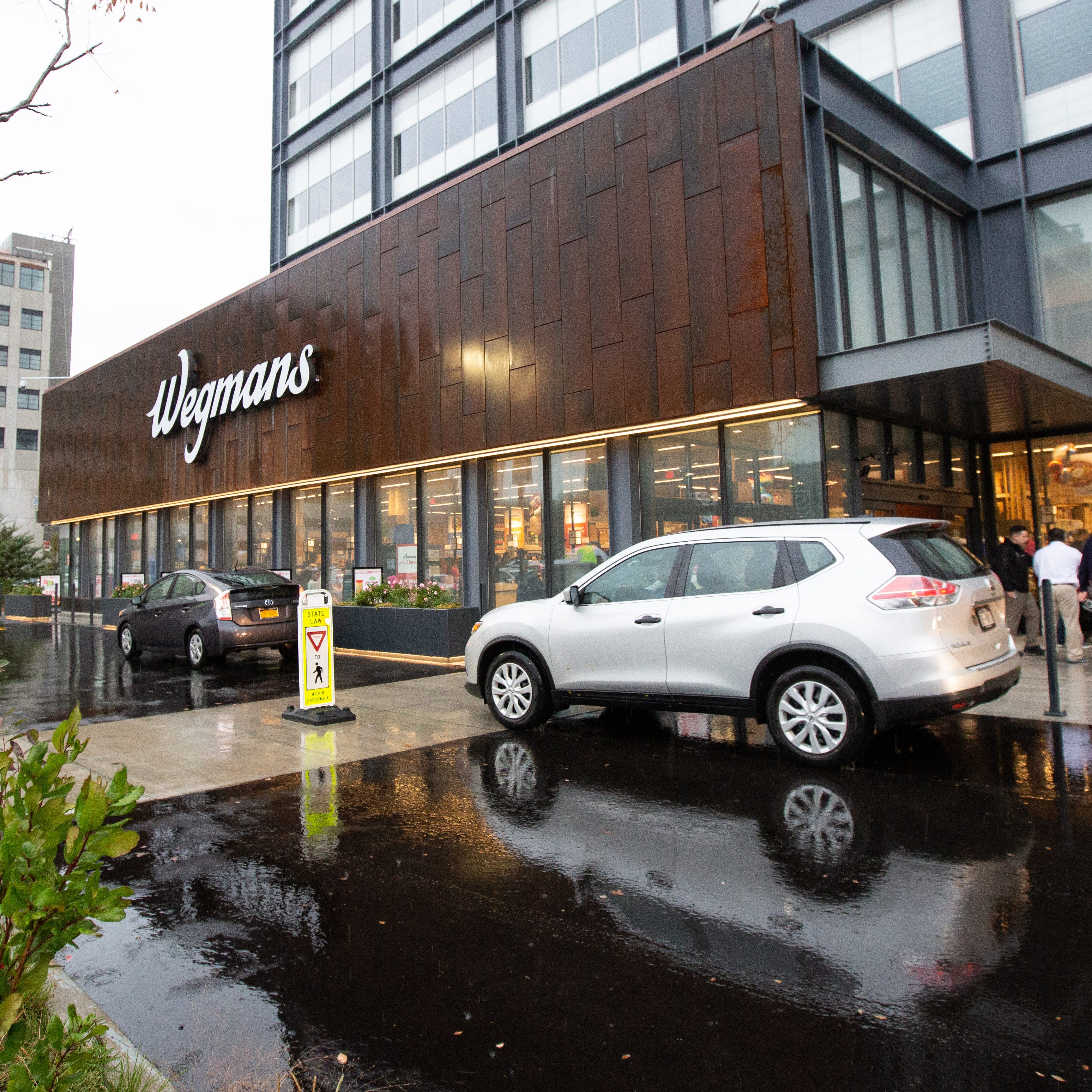 Wegmans opened its first New York City-area location on Sunday, Oct. 27, 2019. The Brooklyn Navy Yard store spans 74,000 square feet and has almost 700 parking spaces.