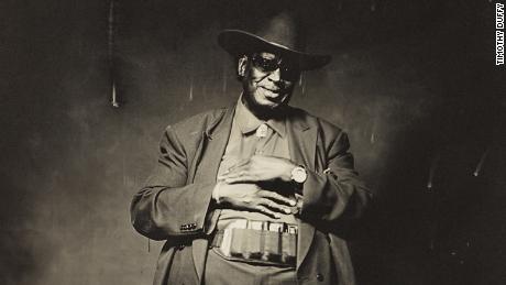 Blues musician Sam Frazier