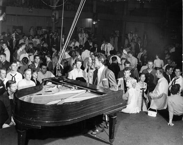 Little Richard in the mid-1950s, around the time his first hit record, &ldquo;Tutti Frutti,&rdquo; was released.