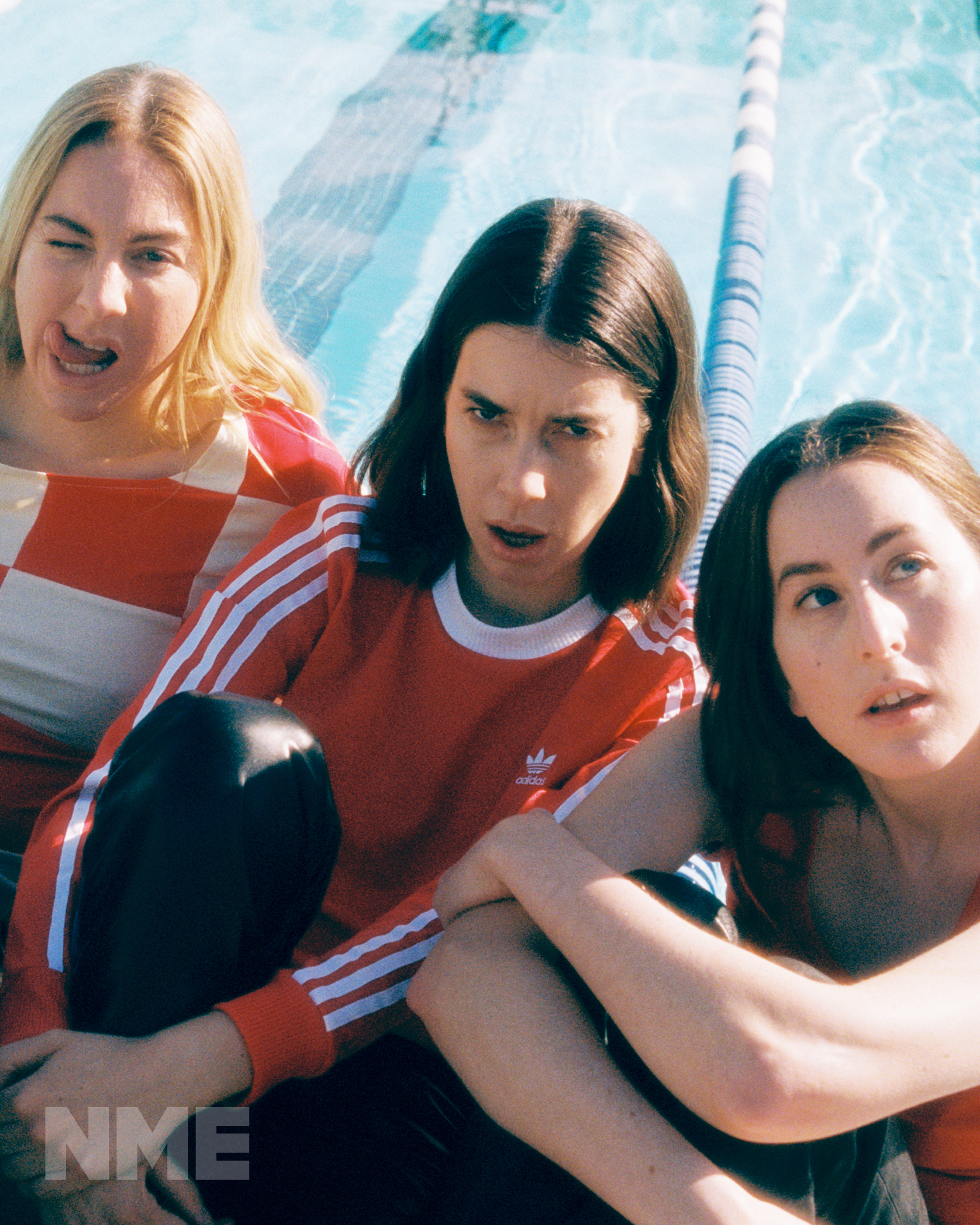 Haim shot for NME