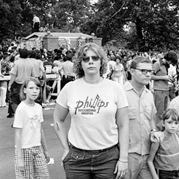 Pat Rainer at Graceland the day after Elvis died - COURTESY PAT RAINER